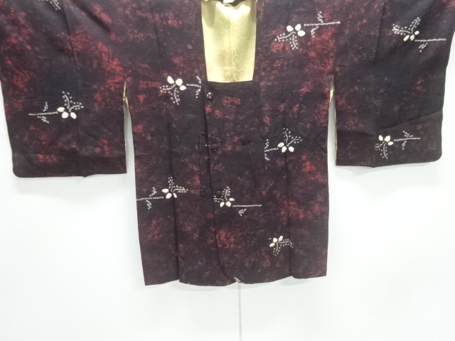 JAPANESE MICHIYUKI COAT / SHIBORI / FLOWER 